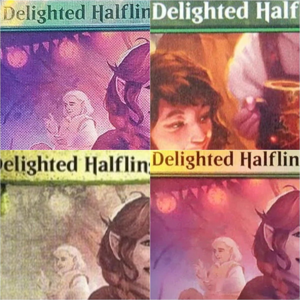 Board Game Quest - Delighted Halfling - Cartas Mágicas Proxy
