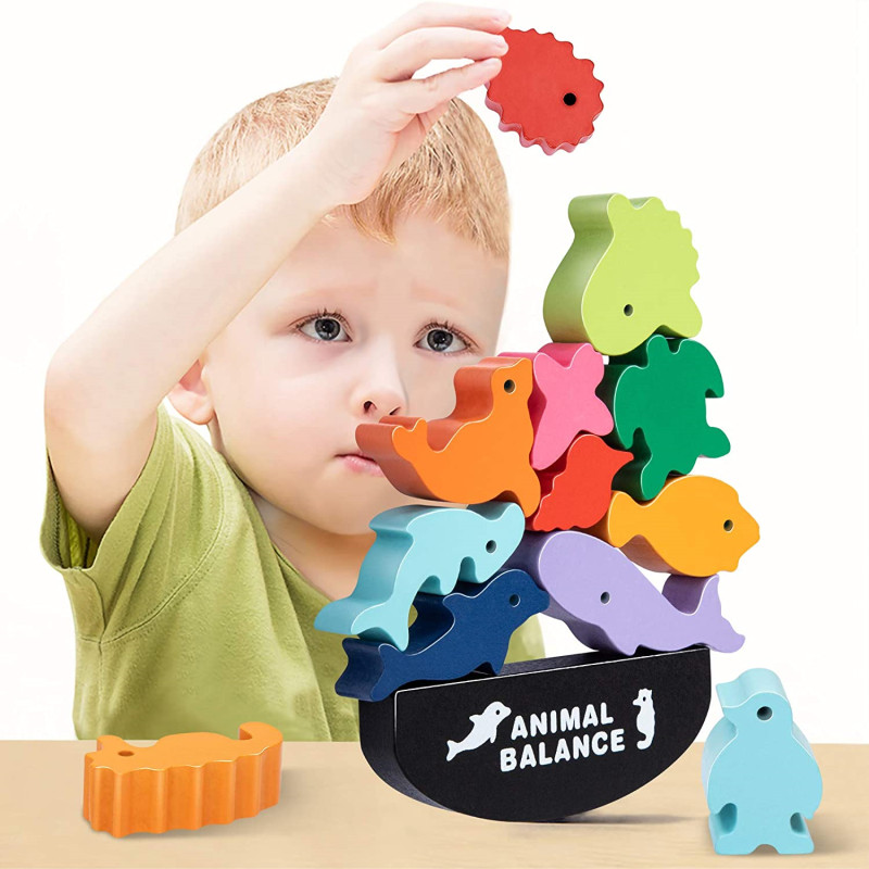 Board Game Enthusiast - Novas crianças montessori blocos de equilíbrio