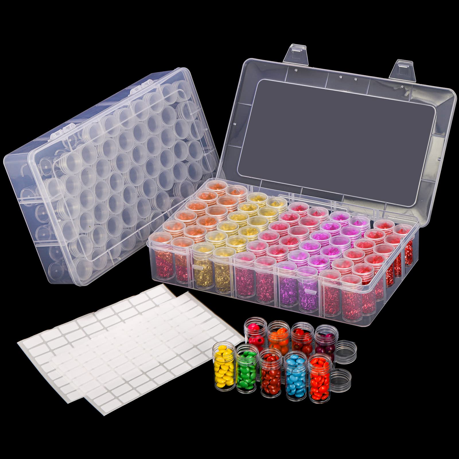 Token Tray Organizer - Caixa Organizadora de Plástico com 24/30/38/60