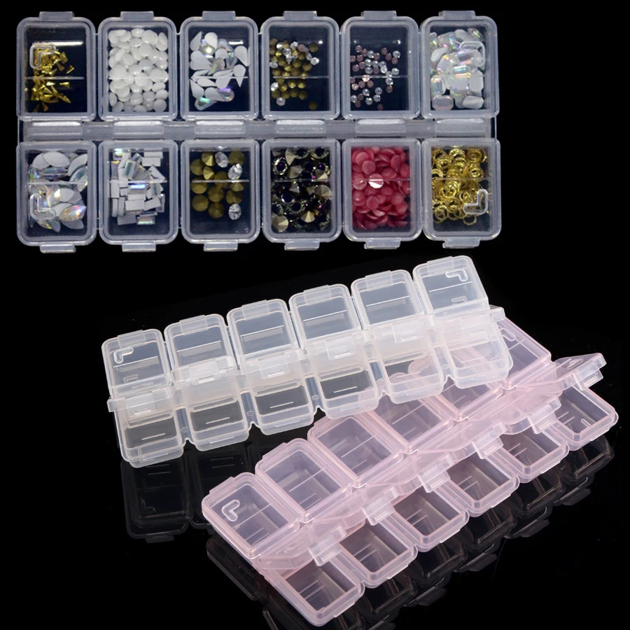 Token Tray Organizer - Caixa Organizadora de Plástico com 12