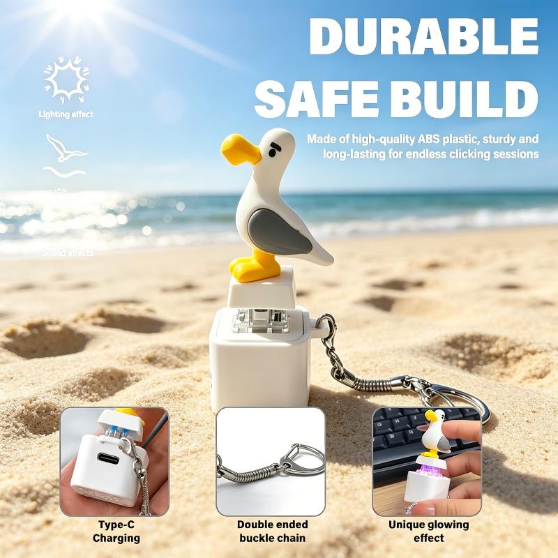 Board Game Quacks - Chaveiro de Teclado Duck Keycaps, Brinquedo