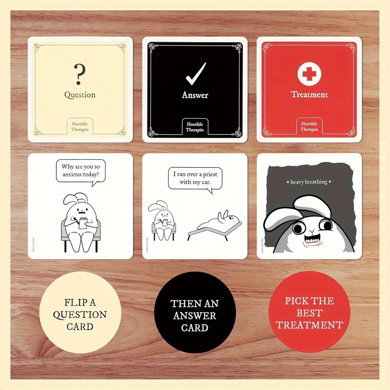 Horror Therapist Party Game -  - Board Game Detective avaliação e preço