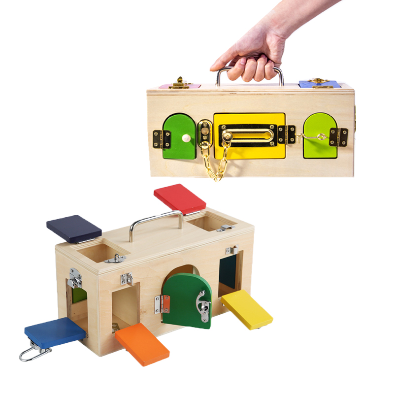 Montessori caixa de bloqueio b - Board Game Box avaliação e preço