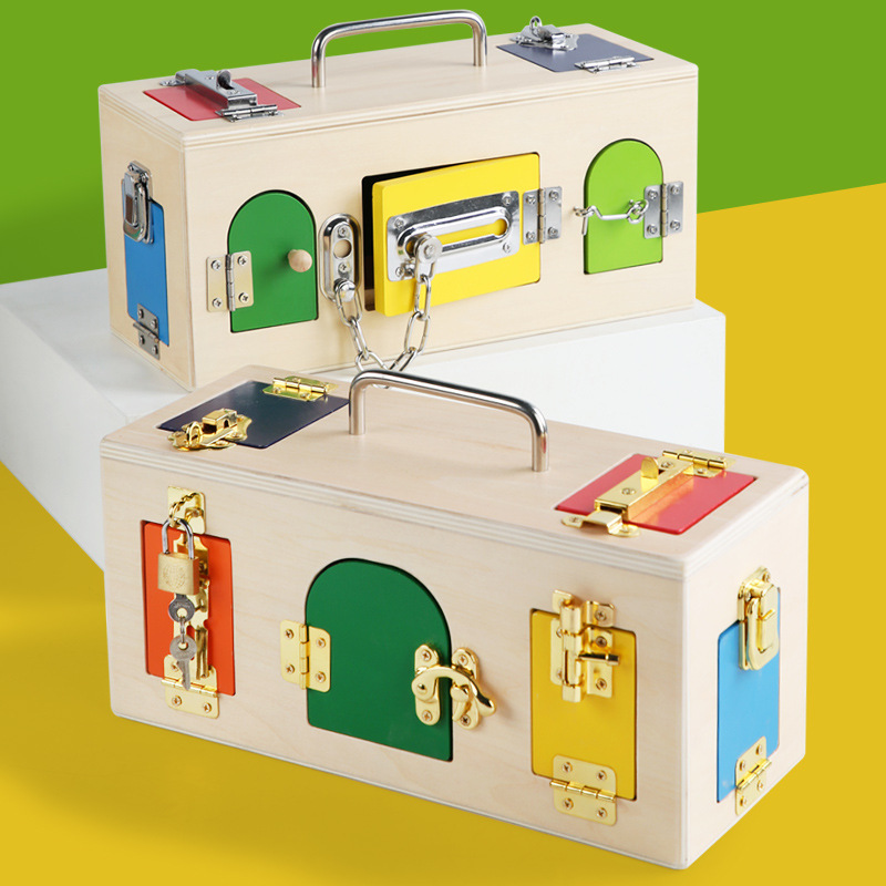 Montessori caixa de bloqueio b - Board Game Box avaliação e preço