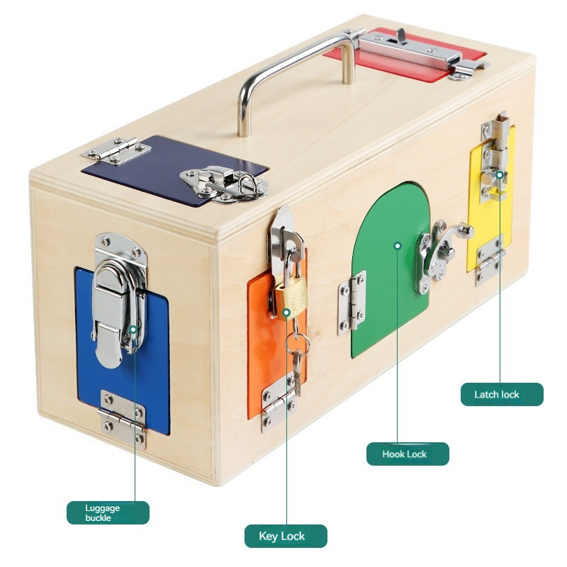 Montessori caixa de bloqueio b - Board Game Box avaliação e preço
