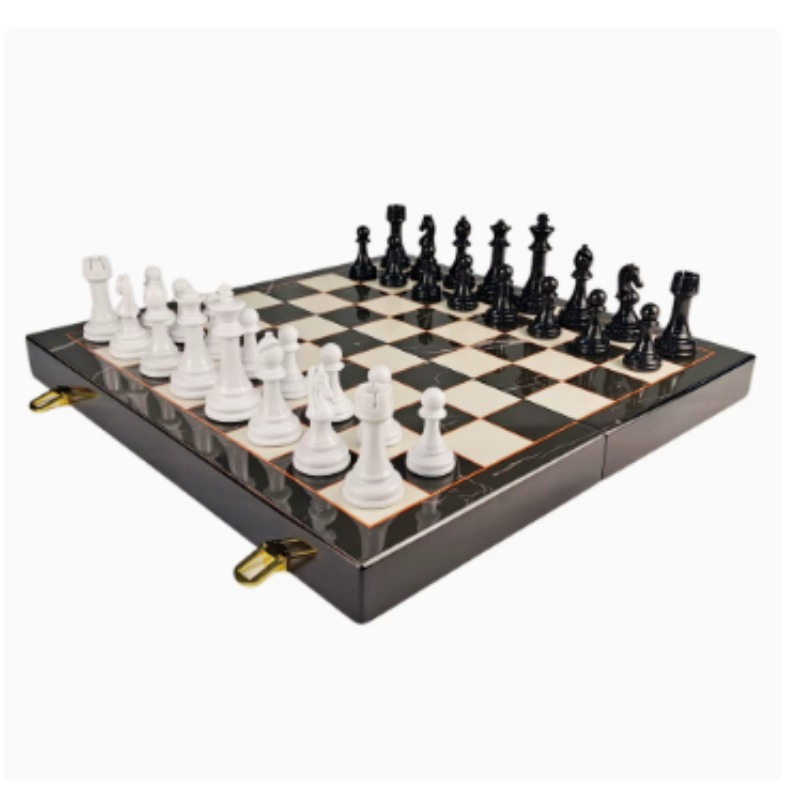 Conjunto de Xadrez de Madeira  - Board Game Box avaliação e preço