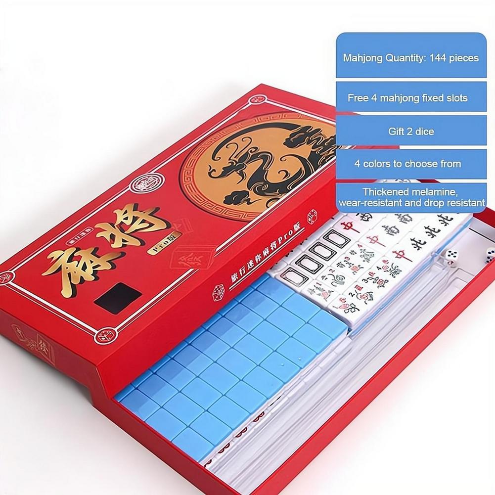 Conjunto de mahjong portátil p - Board Game Box avaliação e preço