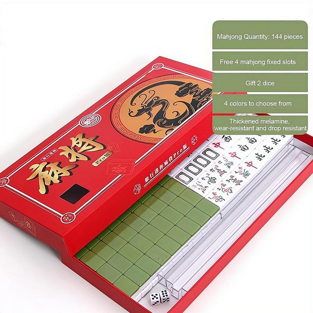 Conjunto de mahjong portátil p - Board Game Box avaliação e preço