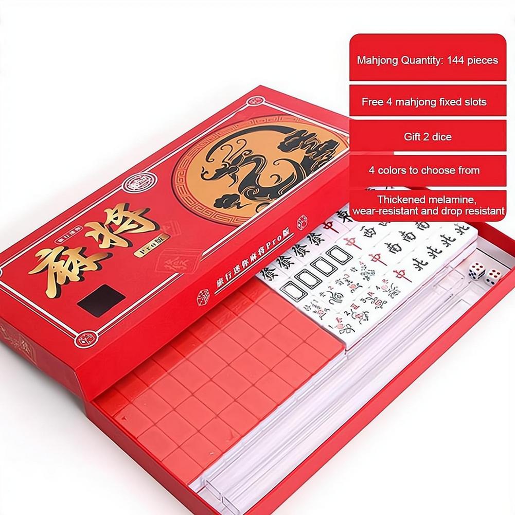Conjunto de mahjong portátil p - Board Game Box avaliação e preço