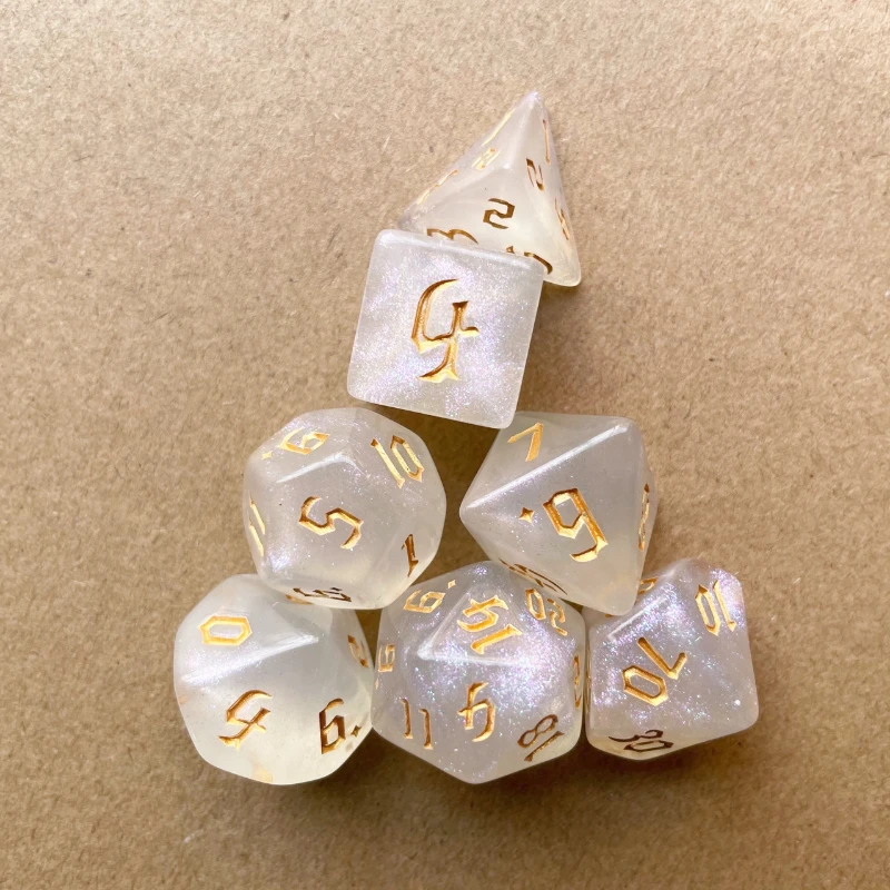 7 pçs conjunto novo glitter ou - Board Game Font avaliação e preço