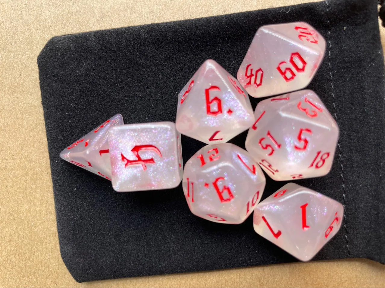7 pçs conjunto novo glitter ou - Board Game Font avaliação e preço
