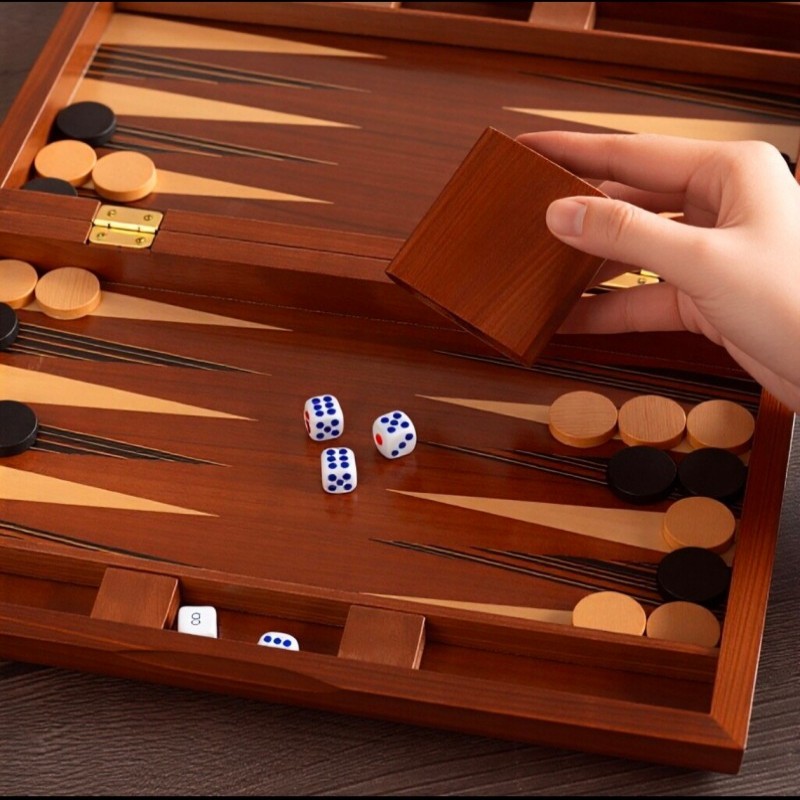 Jogo de Gamão em Madeira Sólid - Board Game Quacks avaliação e preço