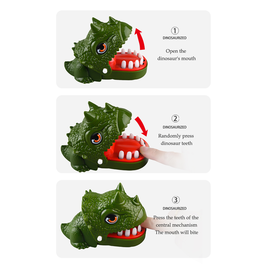 Dinossauro dentes mordendo ded - Board Game Live avaliação e preço