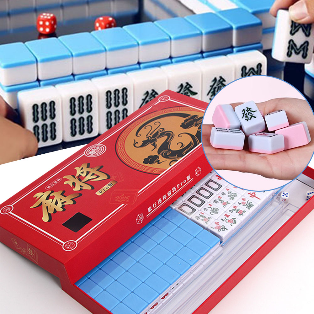Mini mahjong de viagem portáti - Board Game Box avaliação e preço