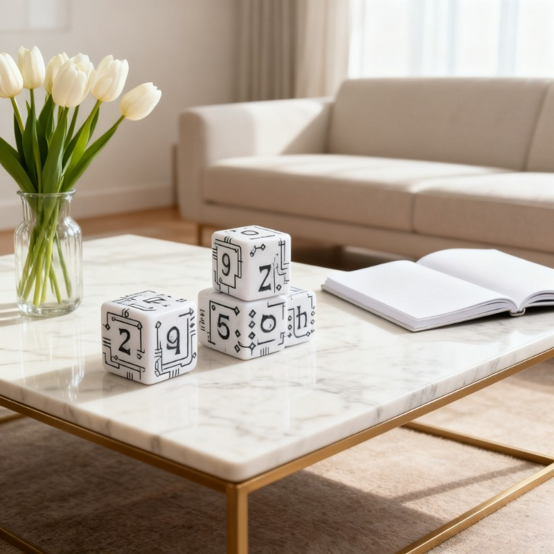 D6 estilo mecânico conjunto de - Board Game Font avaliação e preço