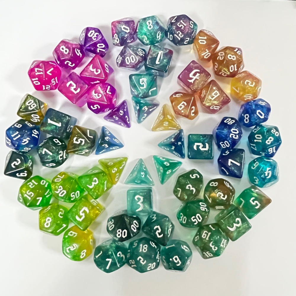 Conjunto de Dados Poliédricos  - Board Game Font avaliação e preço