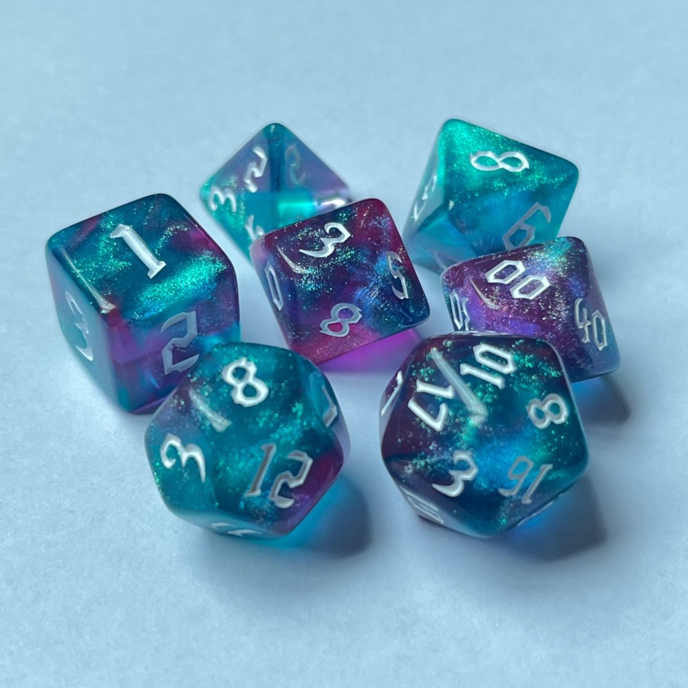 Conjunto de Dados Poliédricos  - Board Game Font avaliação e preço