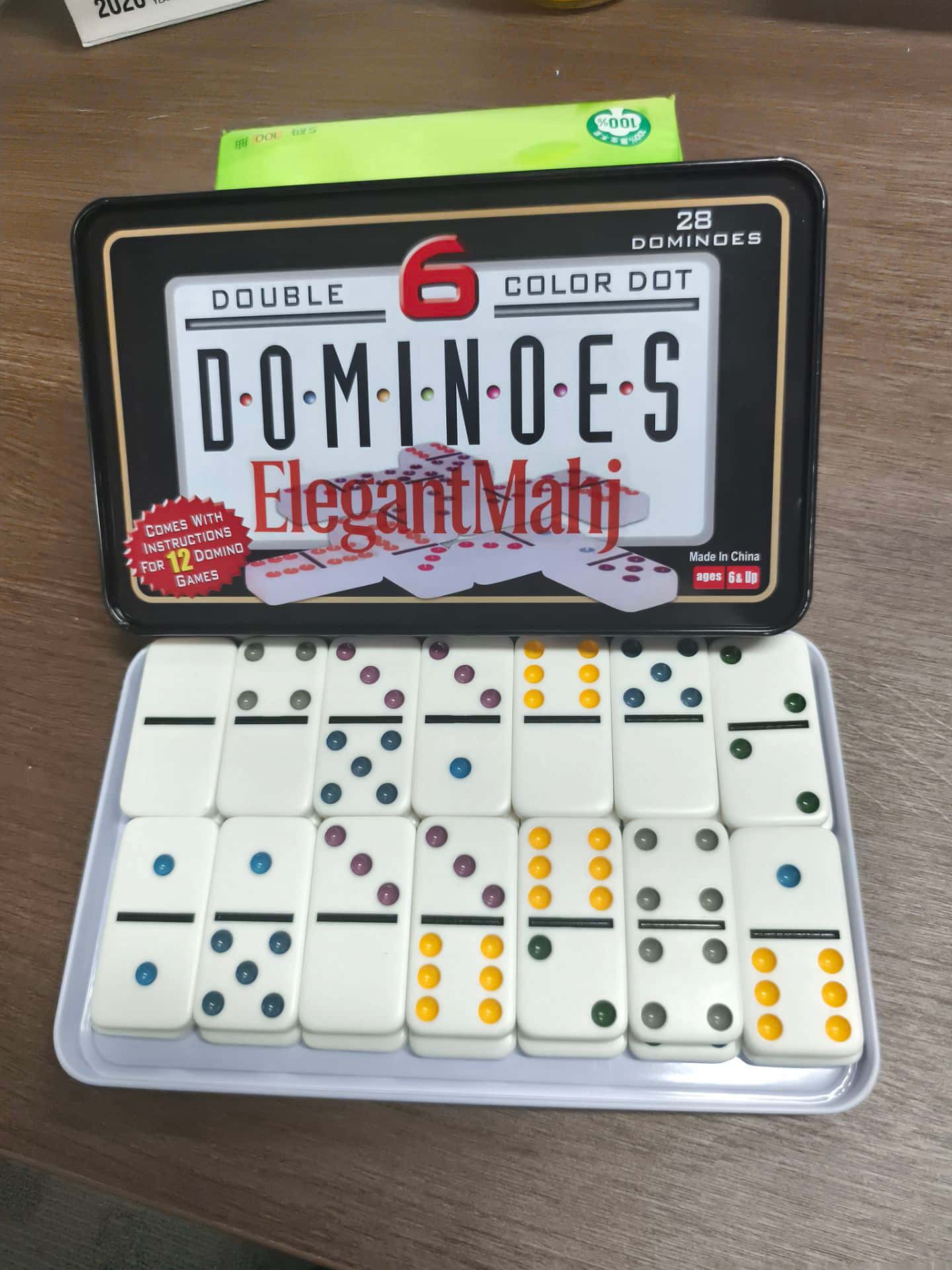 Conjunto de Dominó Elegante Ma - Board Game Box avaliação e preço