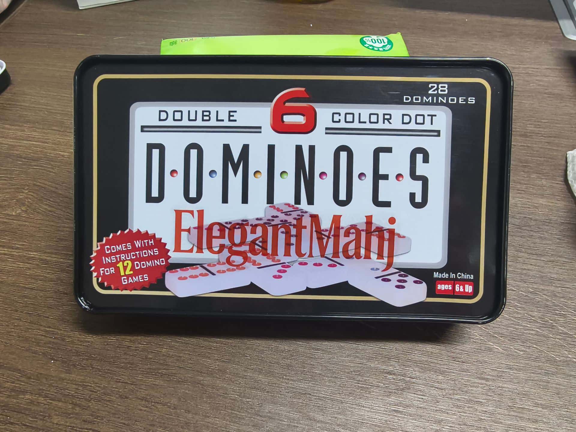 Conjunto de Dominó Elegante Ma - Board Game Box avaliação e preço